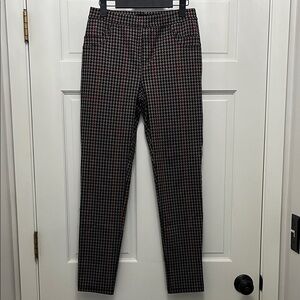 Sanctuary Red and Black Houndstooth Grease Leggings - Size Medium